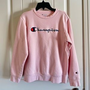 Champion Long Sleeve Women’s Crewneck Sweatshirt (large)